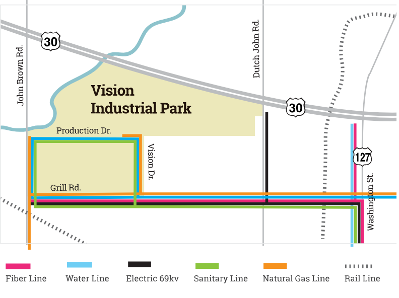 Vision Park Infrastructure Map